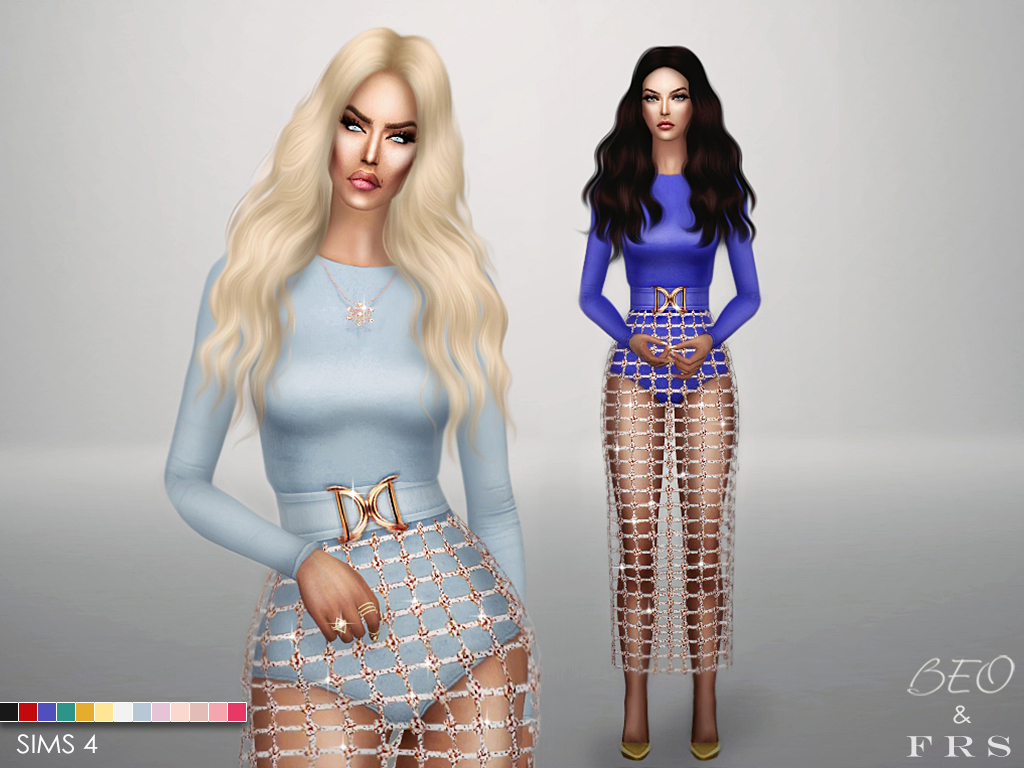 Balmain inspiration collection for The Sims 4 by BEO